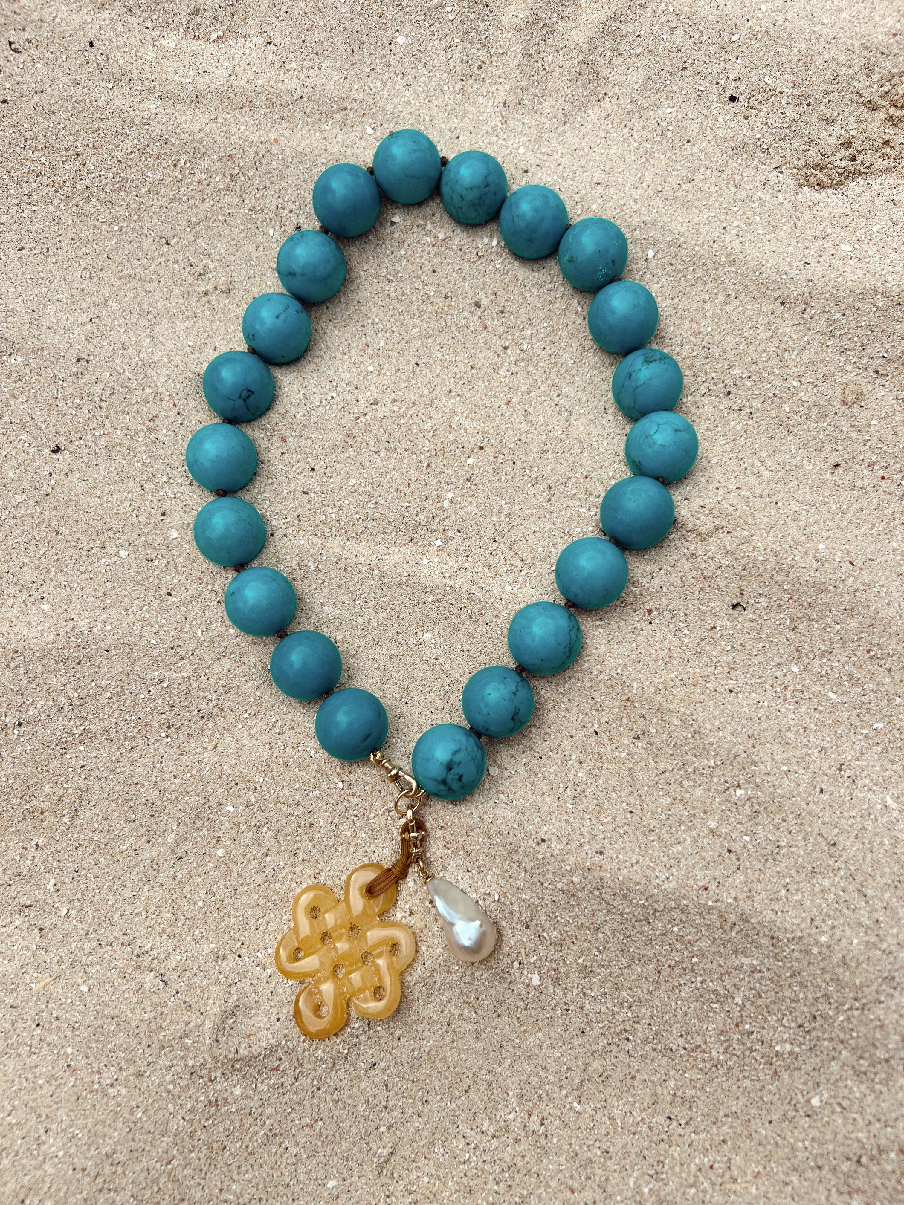 Turquoise Holiday Beads