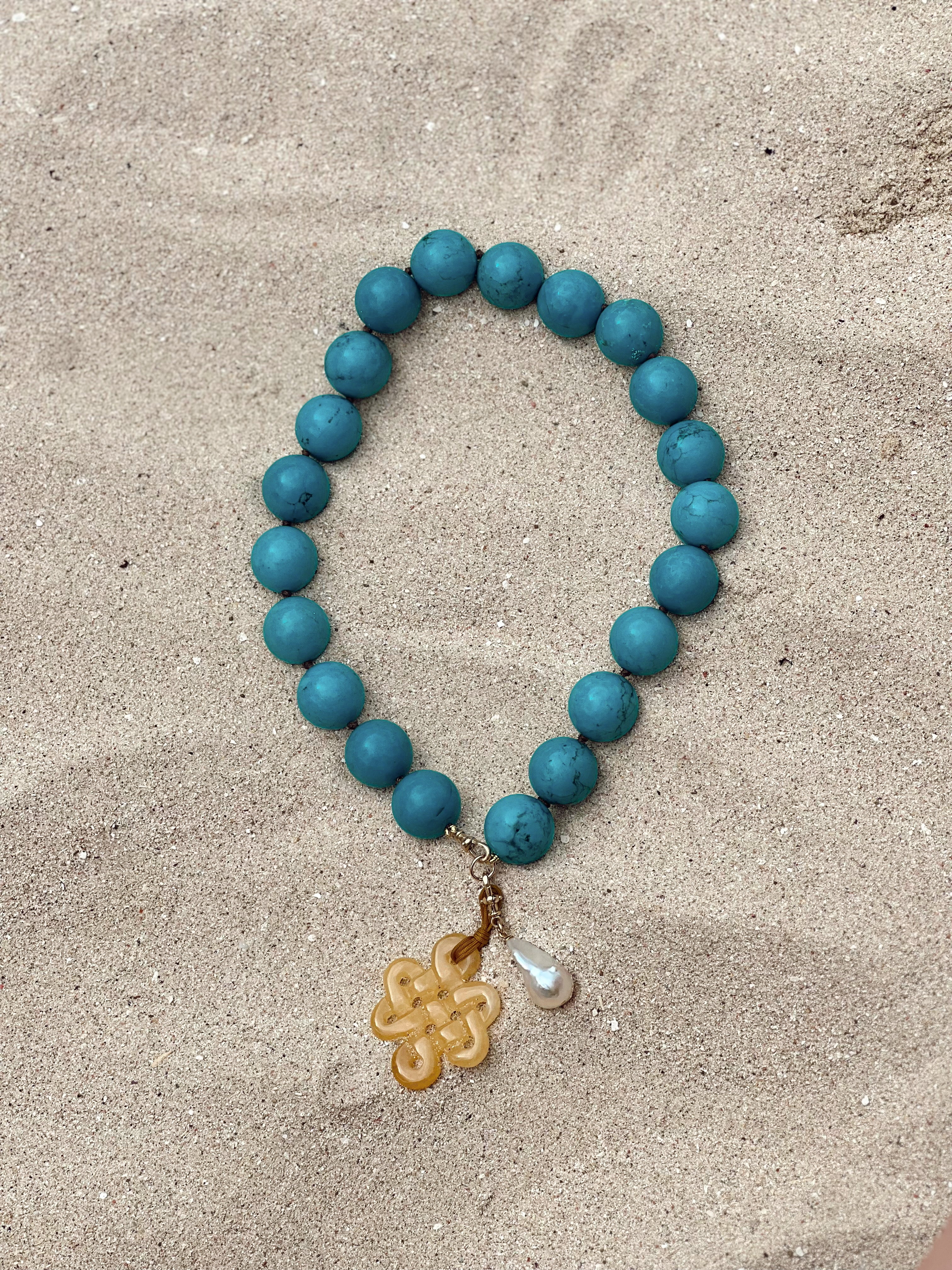 Turquoise Holiday Beads