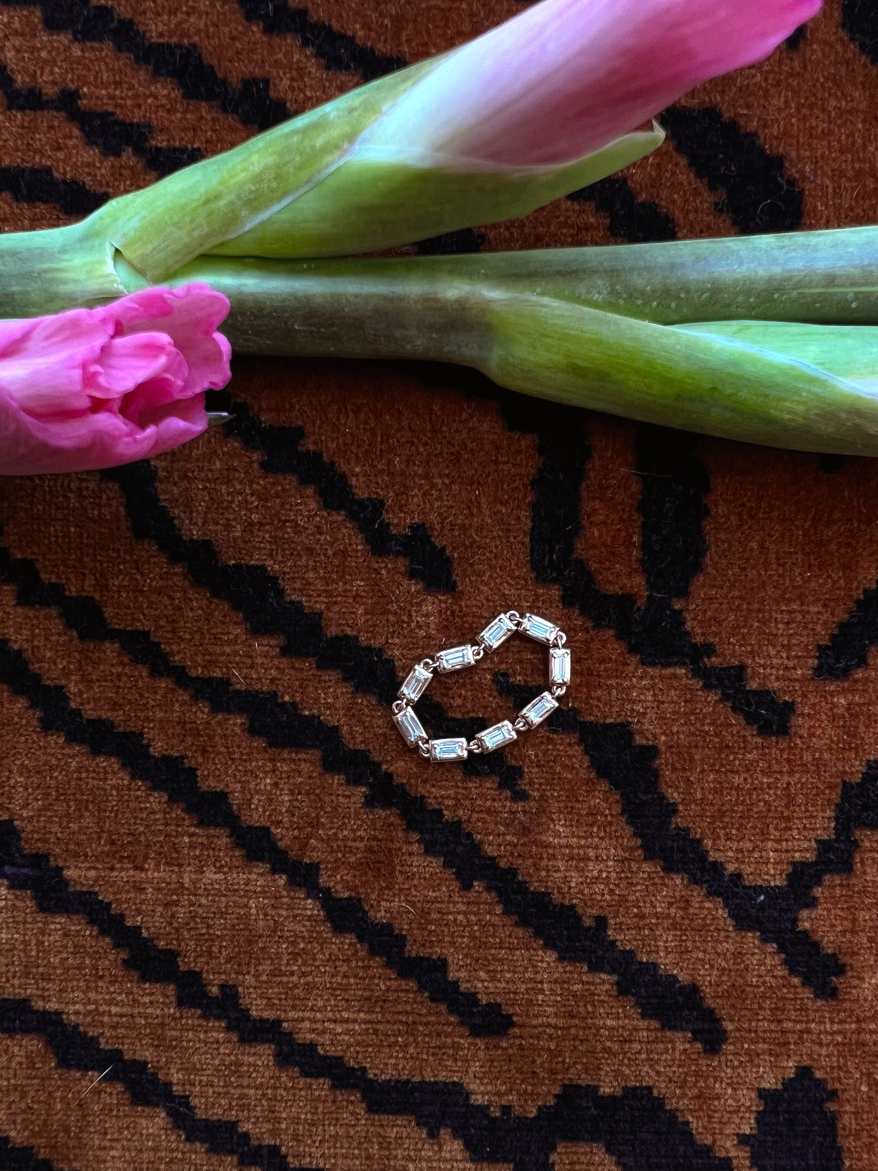The Signature Emerald Tennis Ring