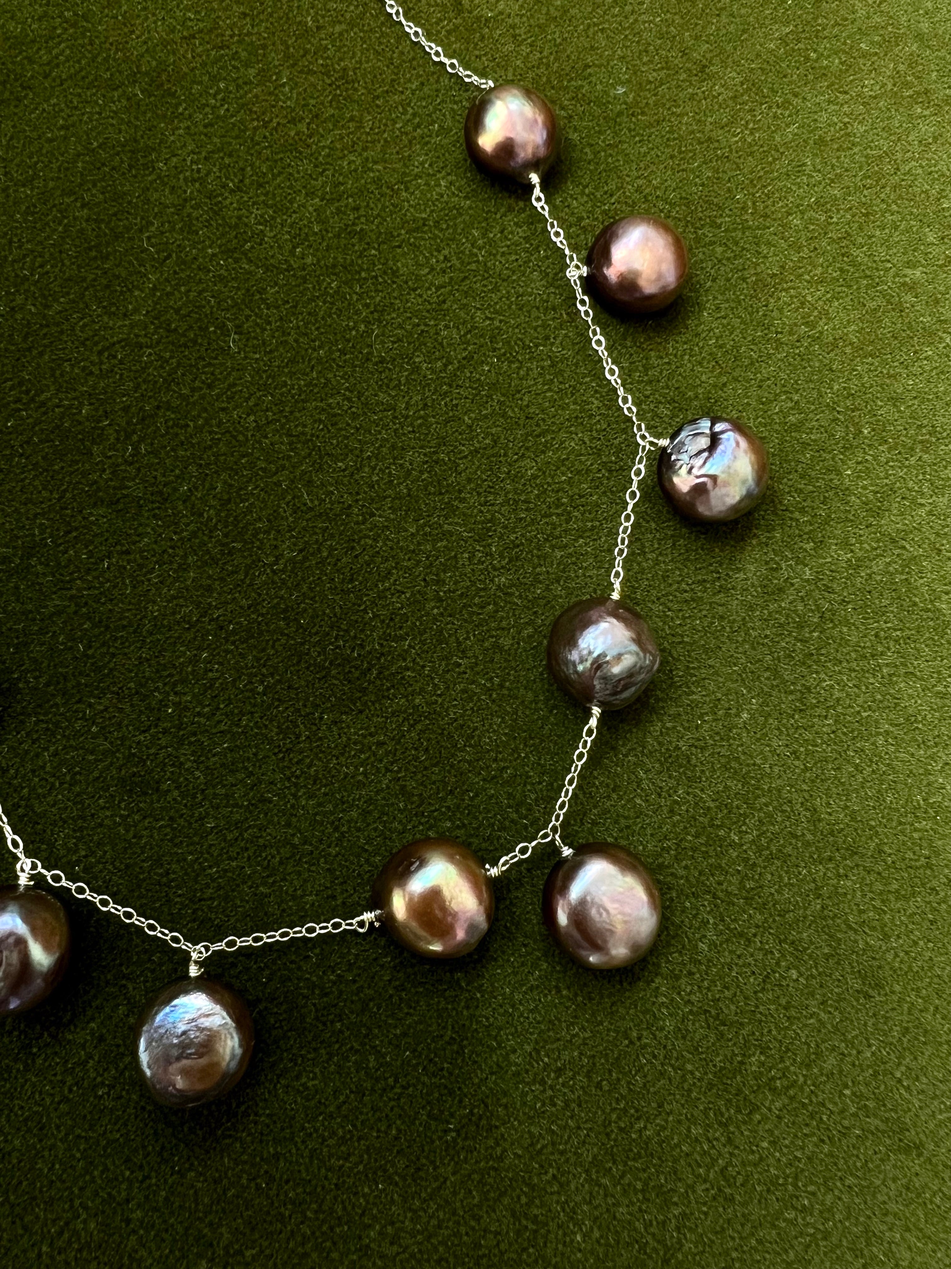 The Chocolate Pearl Necklace